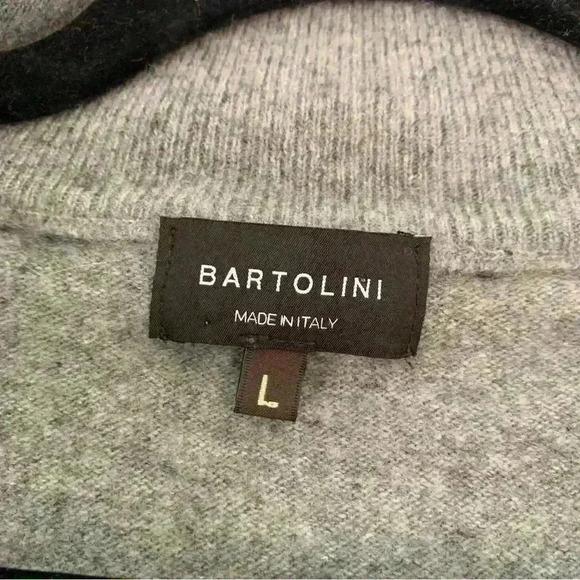 Bartolini Women’s Wool Cashmere Blend Half Zip Sweater Large - Picture 3 of 8